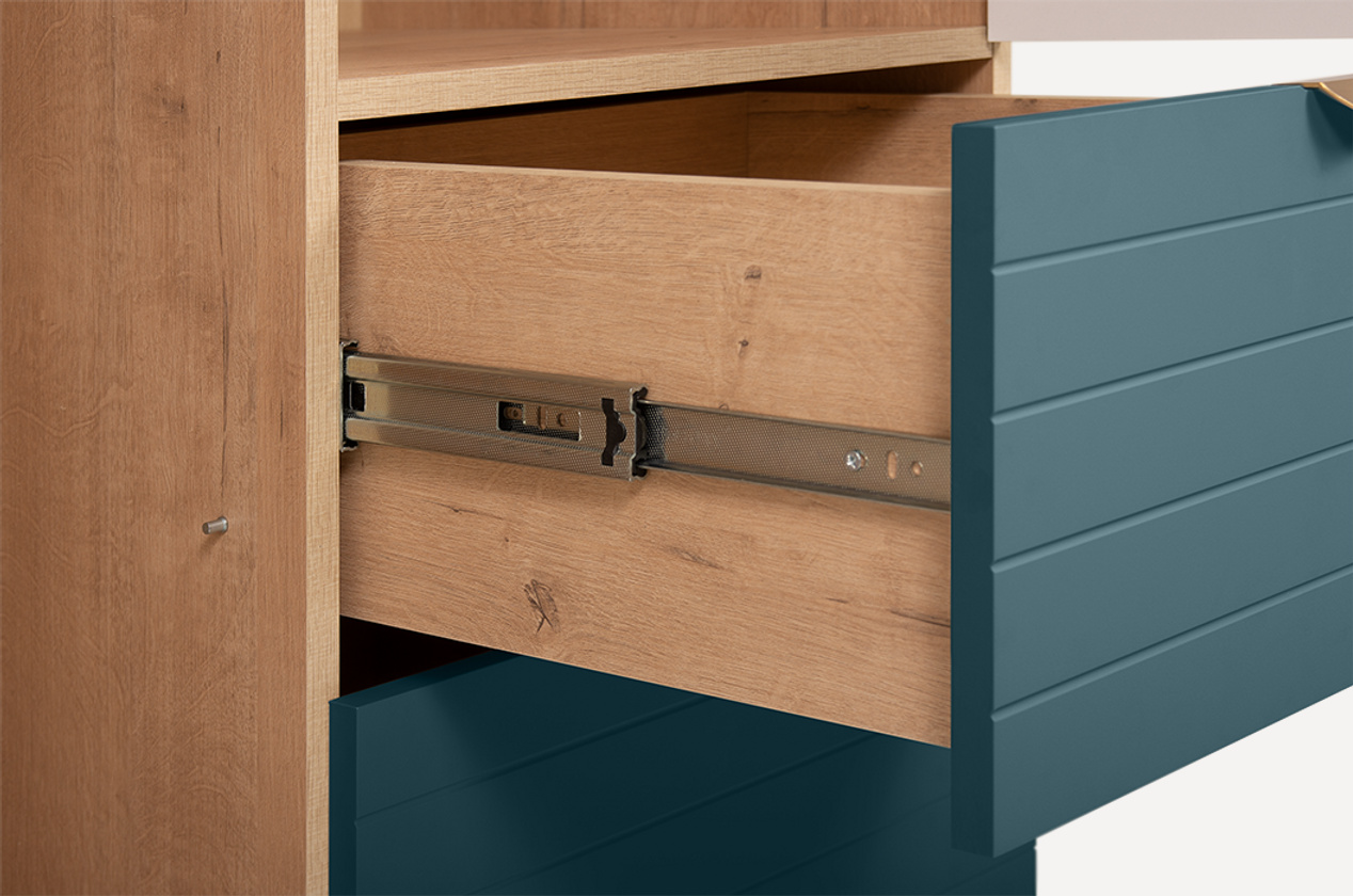 Tủ Quần Áo Cánh Mở Mont Blanc 2 Cánh Sơn Hiệu Ứng Line - Ảnh 26