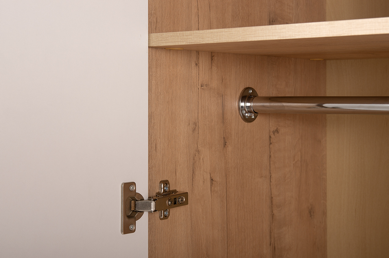 Tủ Quần Áo Cánh Mở Mont Blanc 2 Cánh Sơn Hiệu Ứng Line - Ảnh 29