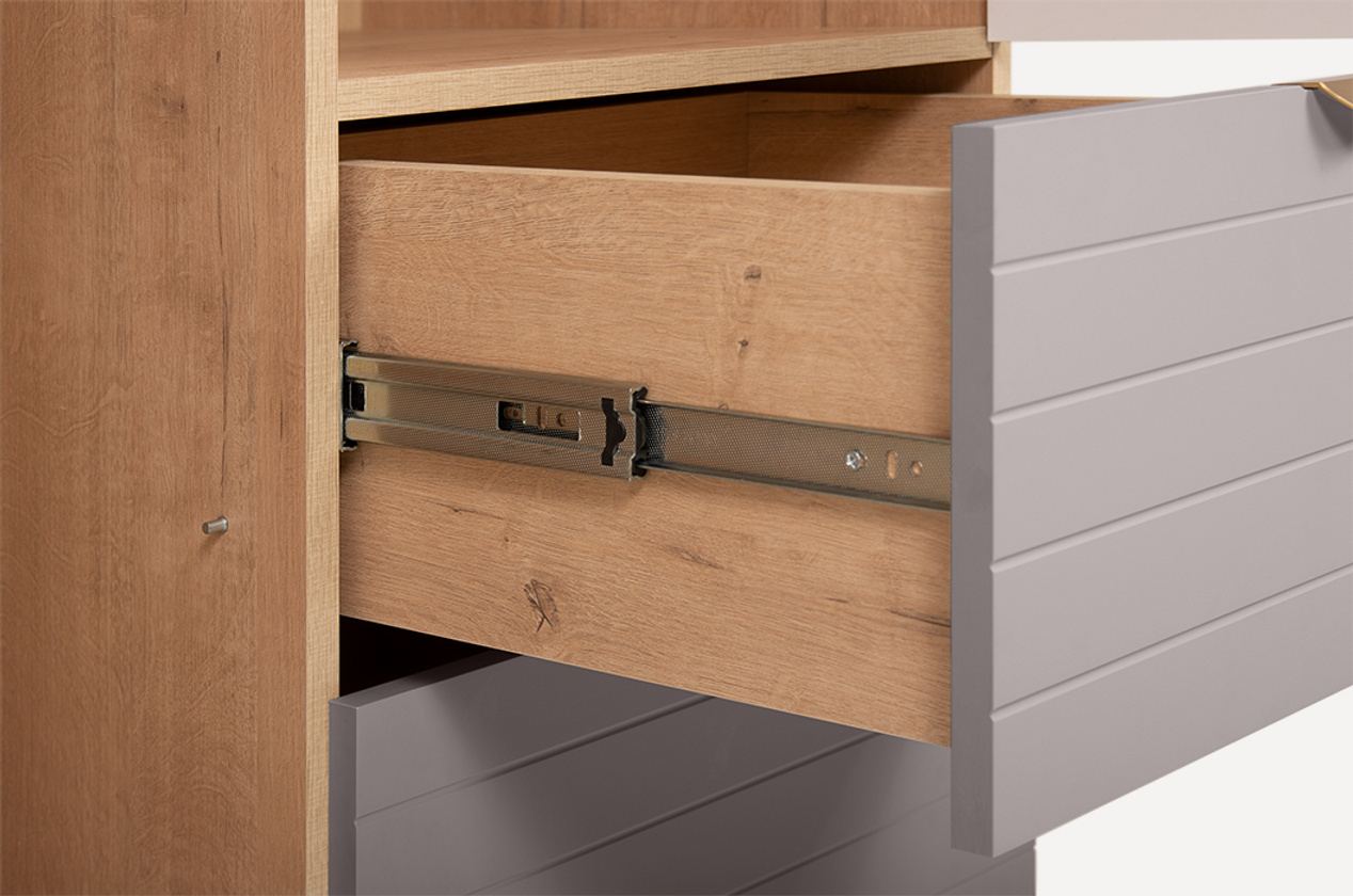 Tủ Quần Áo Cánh Mở Mont Blanc 2 Cánh Sơn Hiệu Ứng Line - Ảnh 31