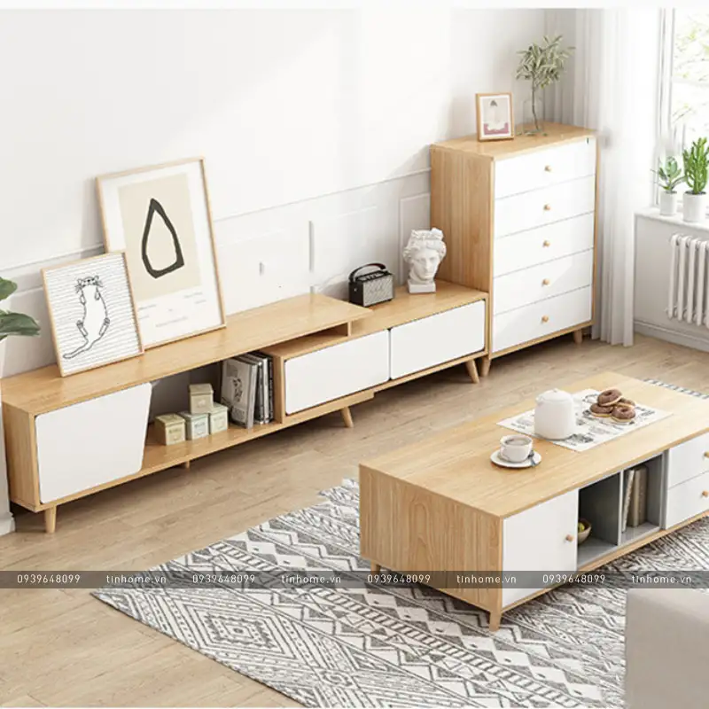 Kệ tivi hiện đại thiết kế đơn giản