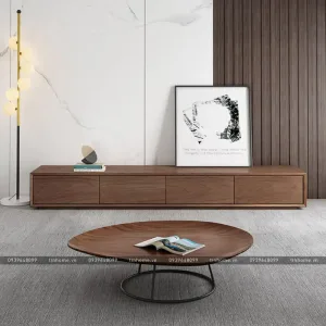 Kệ tivi bằng gỗ thiết kế hiện đại sang trọng