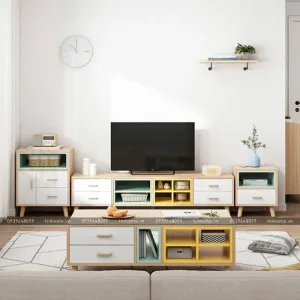 Tủ đểu tivi đẹp thiết kế tối giản, hiện đại