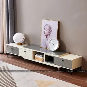 Tủ tivi phòng khách thiết hiện đại tối giản